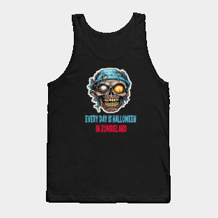 Every Day is Halloween in Zombieland Tank Top